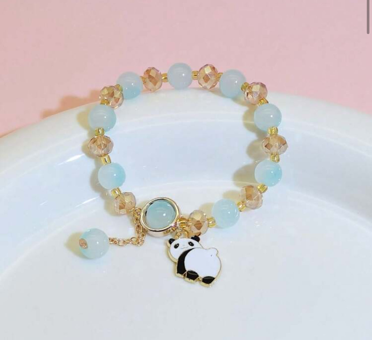 Panda Beaded Bracelet