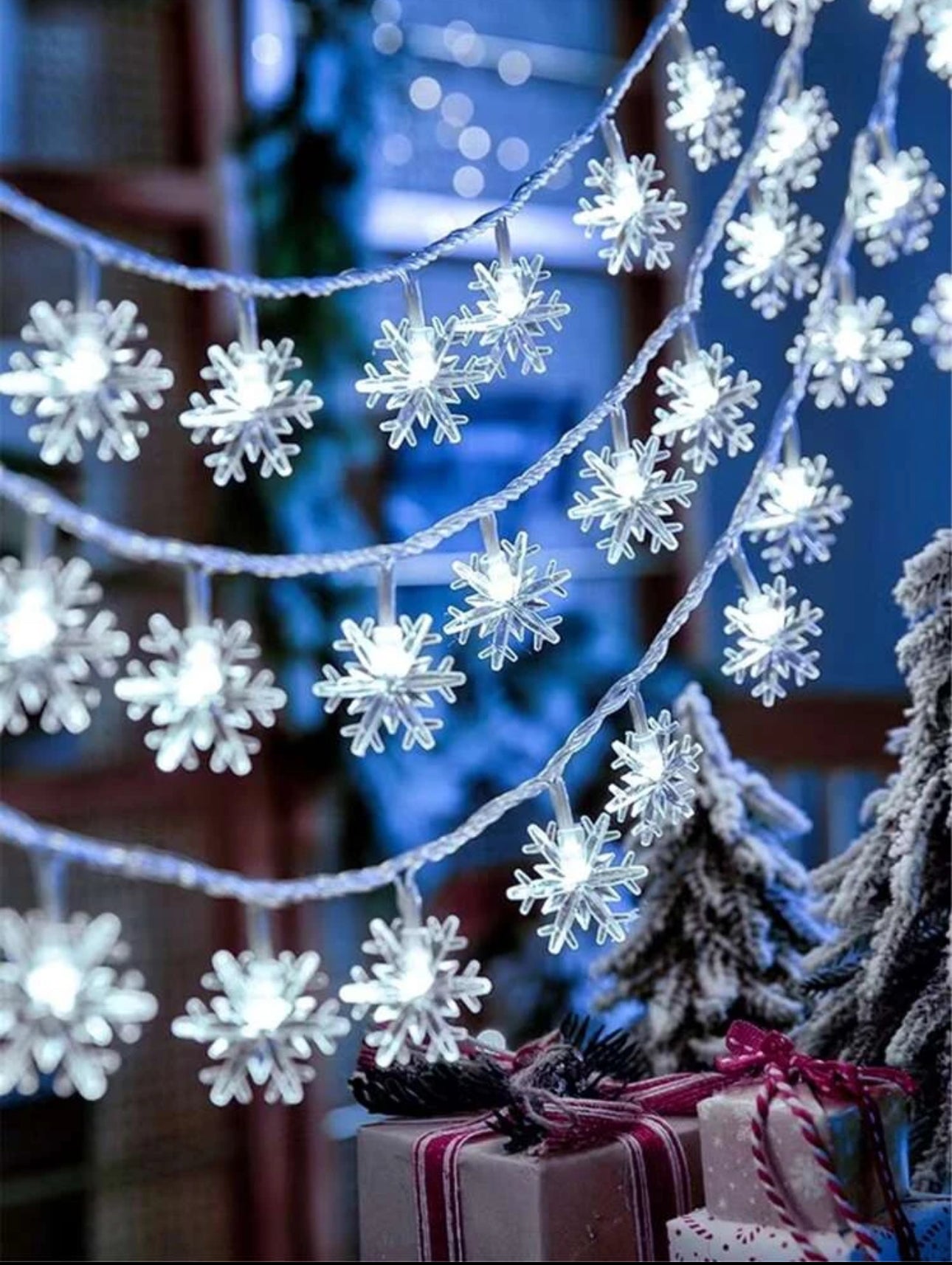 Snowflake String Lights