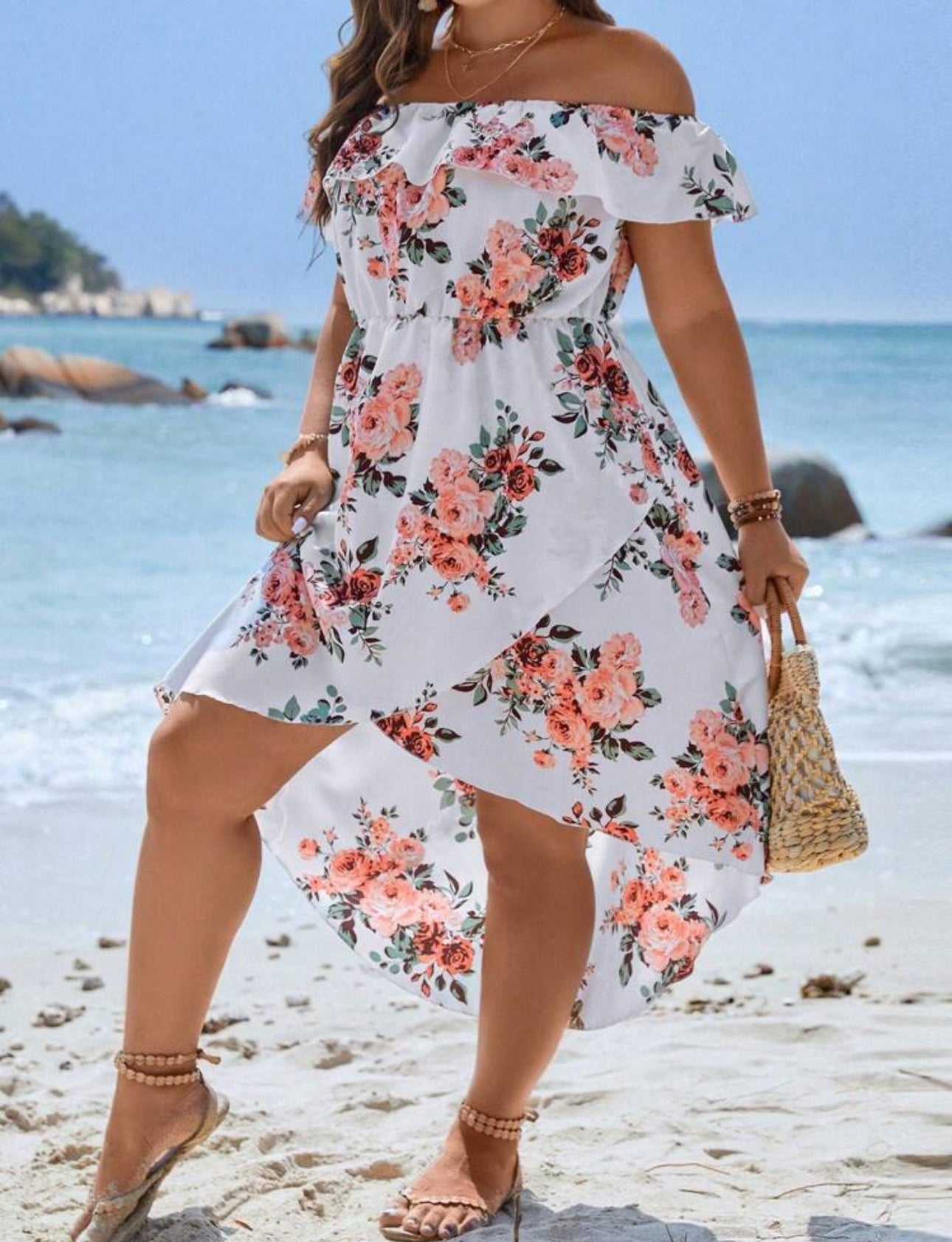 Floral Curve Dress