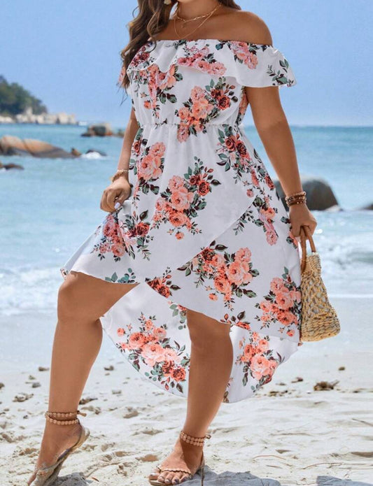 Floral Curve Dress
