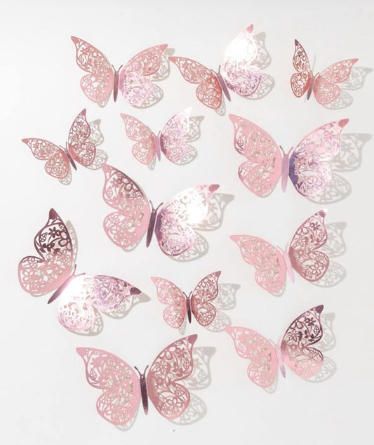 3D Butterfly Stickers