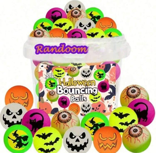 10 Piece Glow In The Dark Bouncy Balls