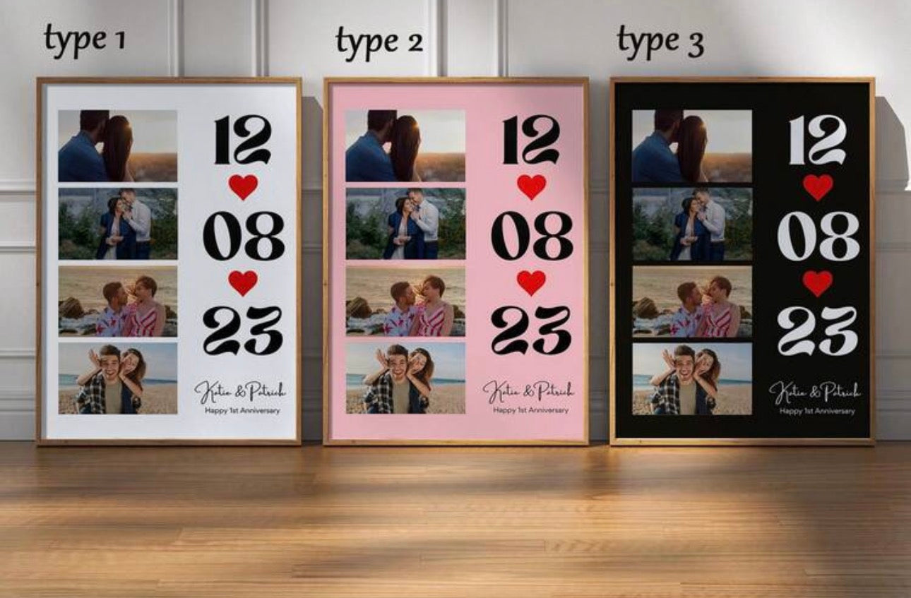 Personalised Memorable Unframed Photo Collage