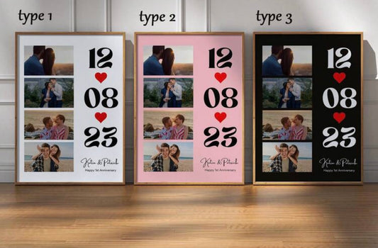 Personalised Memorable Unframed Photo Collage
