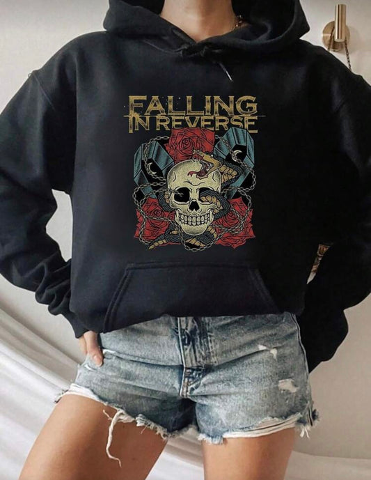 Women’s Snake Design Falling In Reverse Hoodie