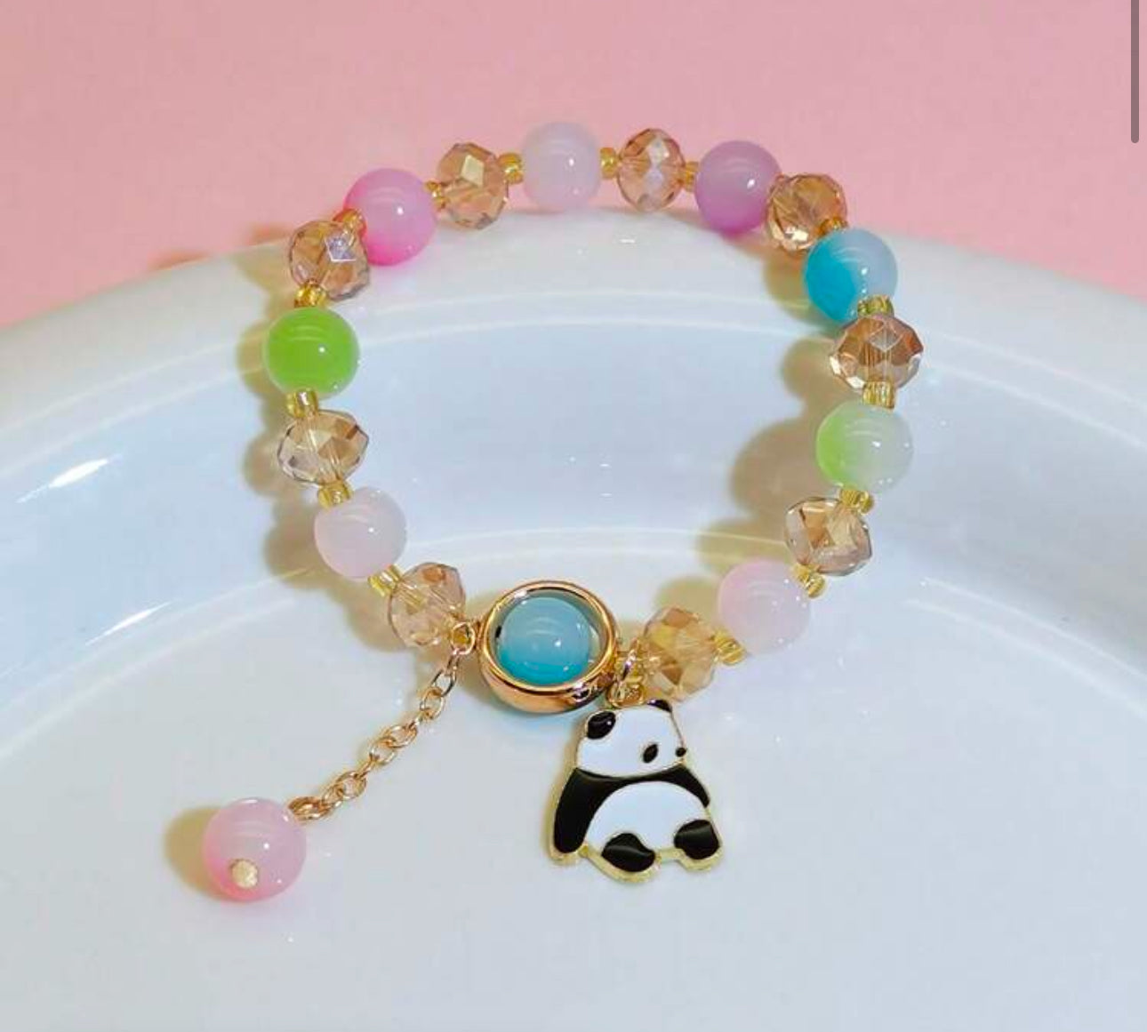 Panda Beaded Bracelet
