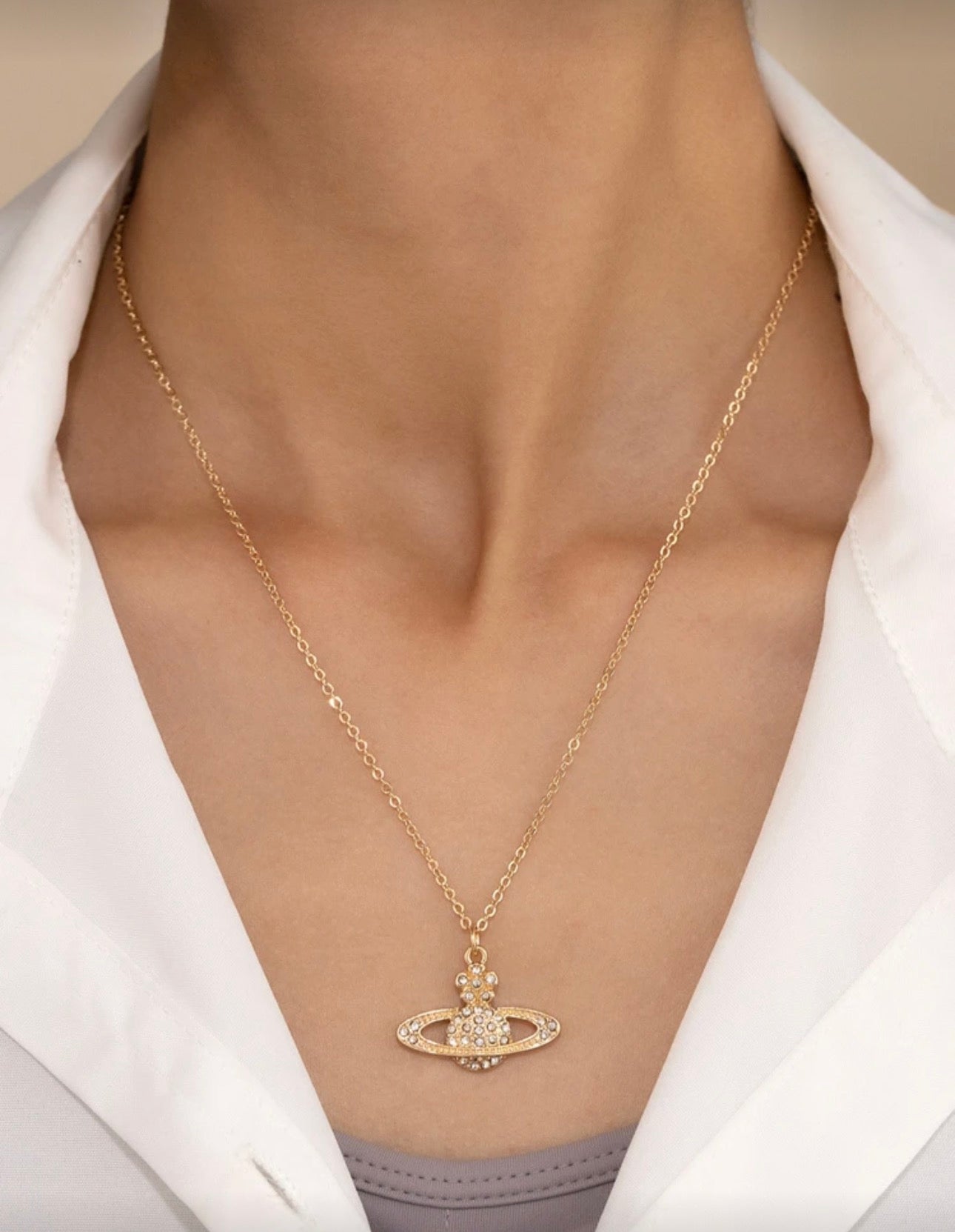 Iconic Orb Pendant Necklace