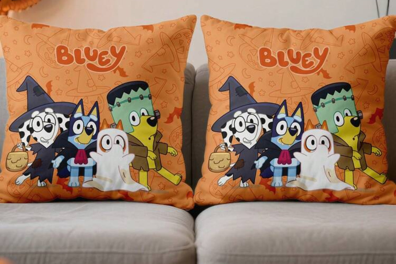 Halloween Bluey Cushion Cover Set
