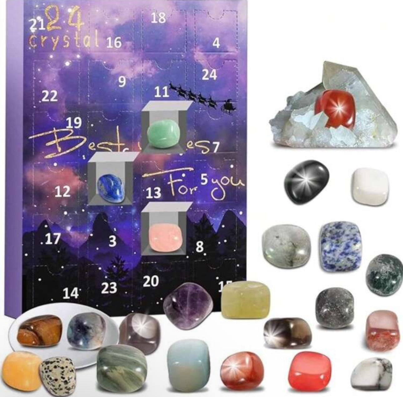 24 Day Crystal Advent Calendar