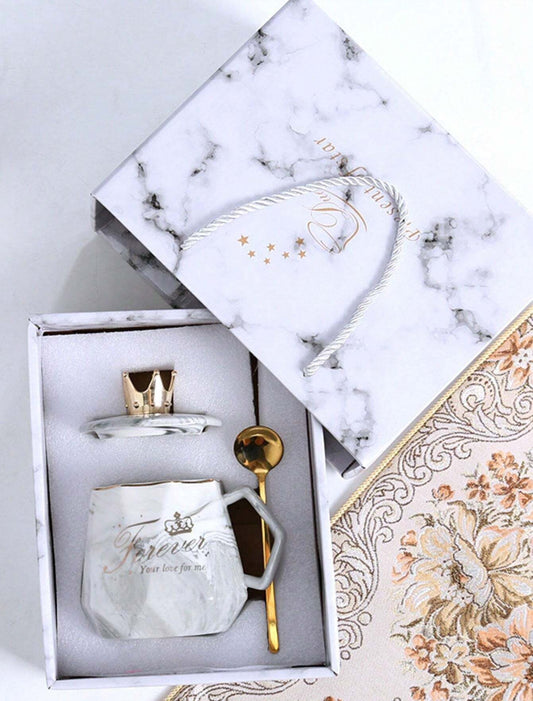 Crown Insulated Mug Set With Gift Box