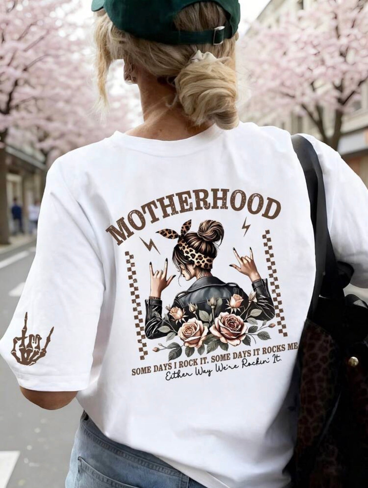 Motherhood Some Days I Rock It T-shirt