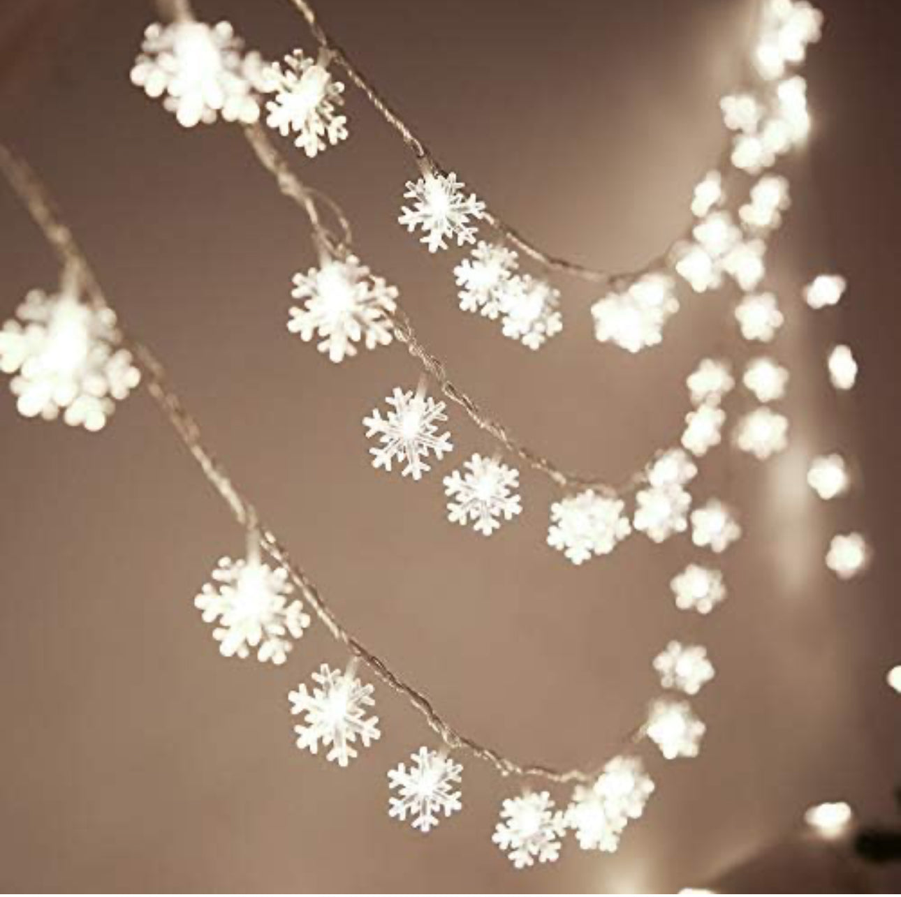 Snowflake String Lights