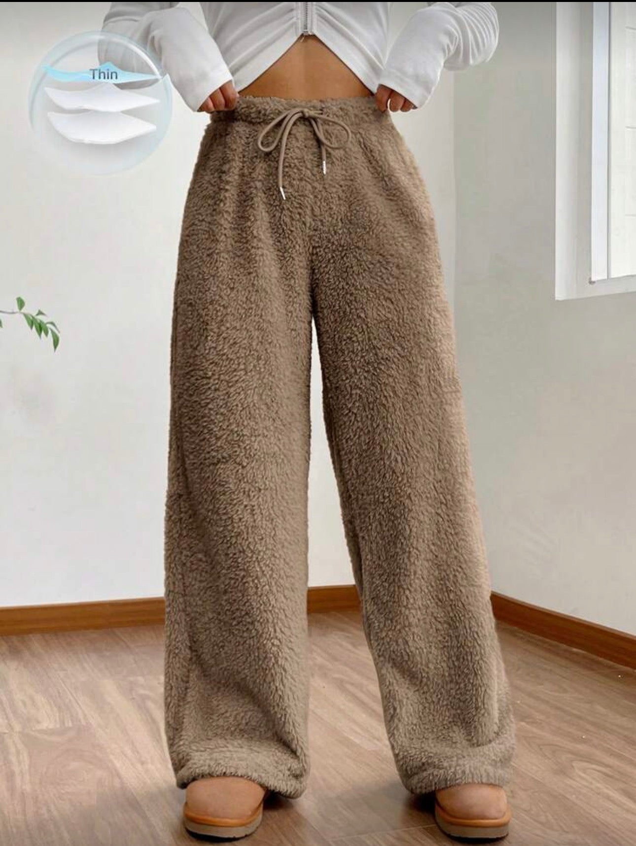 Teddy Fleece Tracksuit Bottoms