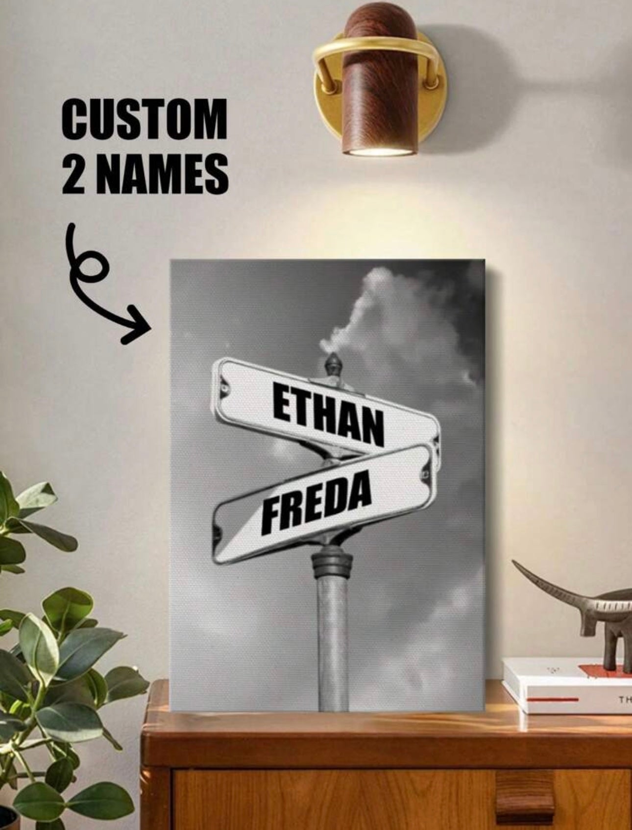 Family Street Sign Canvas