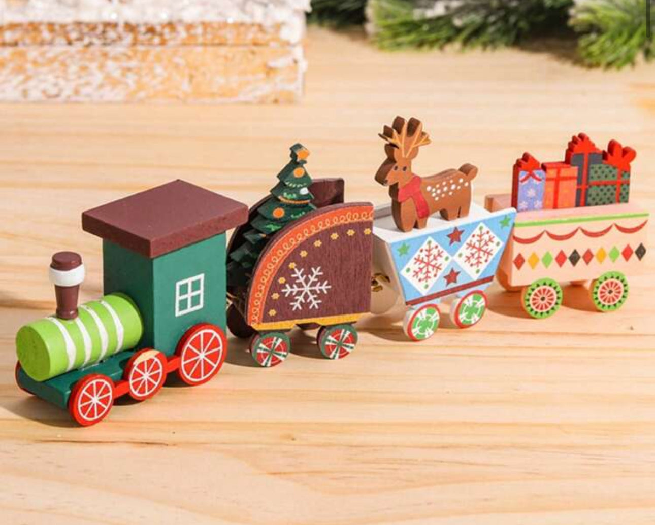 Christmas Four Section Train