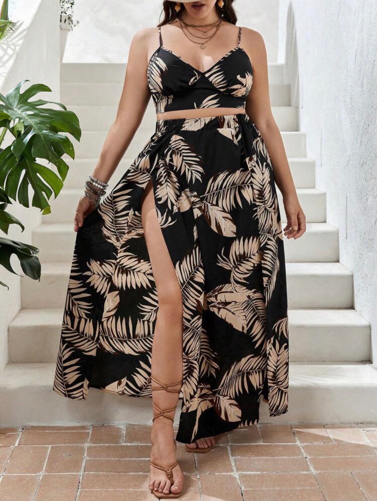 Island Breeze Tropical Two-Piece Set