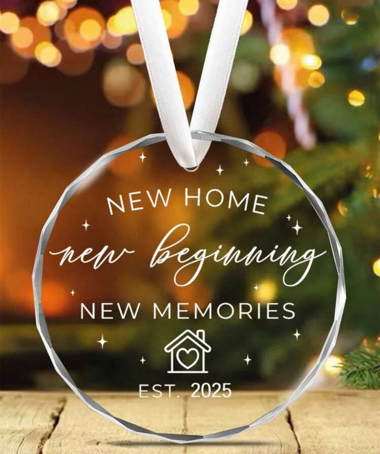 Personalised New Home Bauble