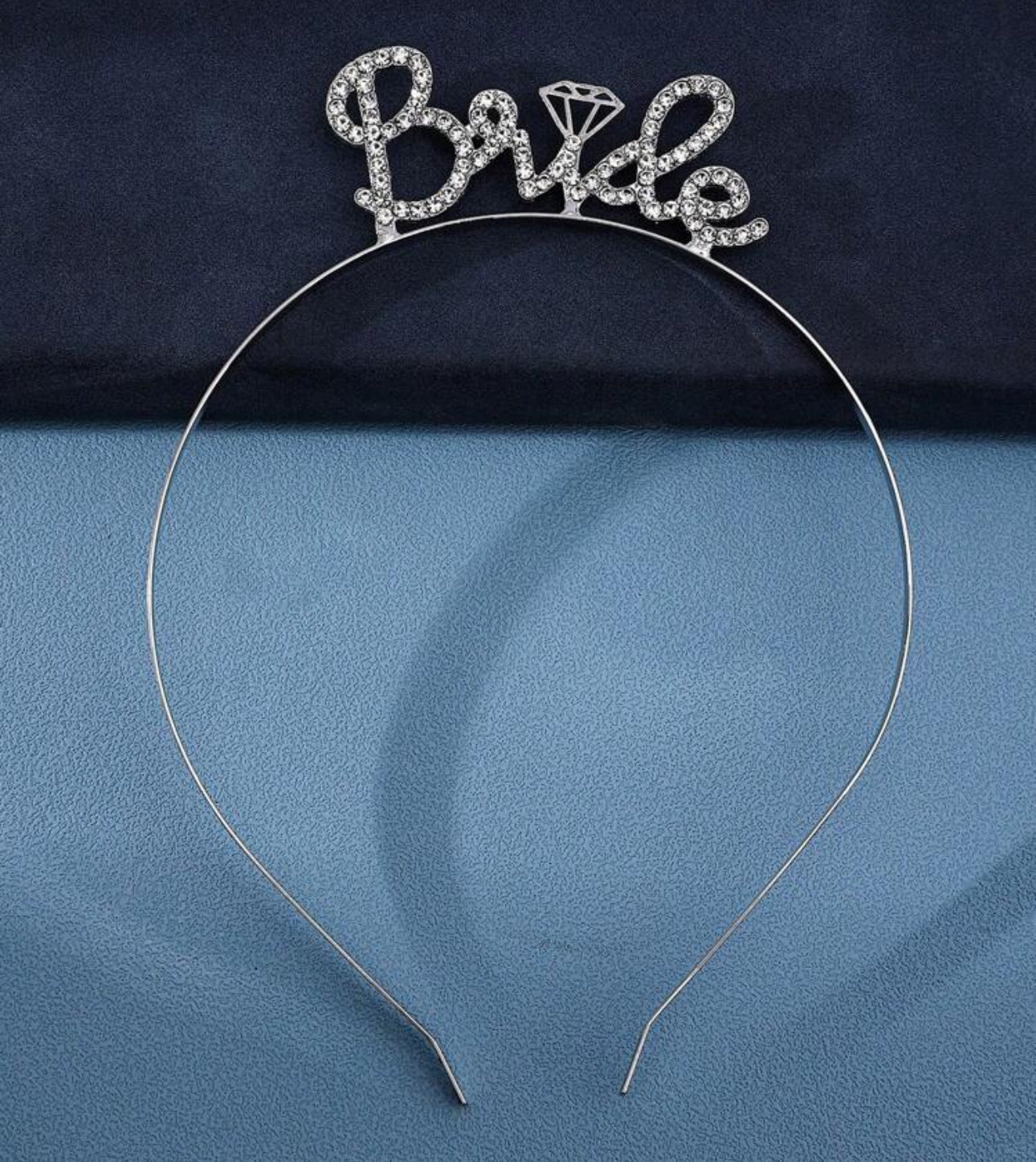 Silver Bride Headband
