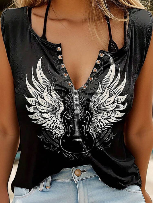 Angel Sleeveless Tank Top
