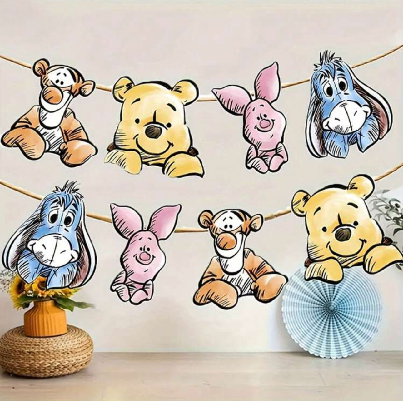 2 Piece Winnie The Pooh Bunting