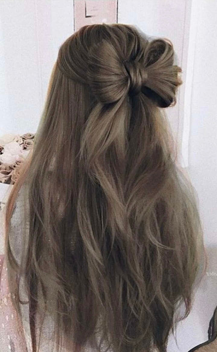Half Up Clip In Bow