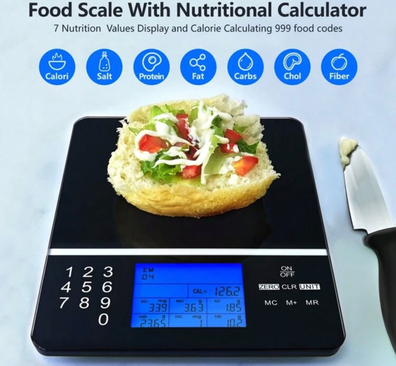 Digital LCD Display Kitchen Scales