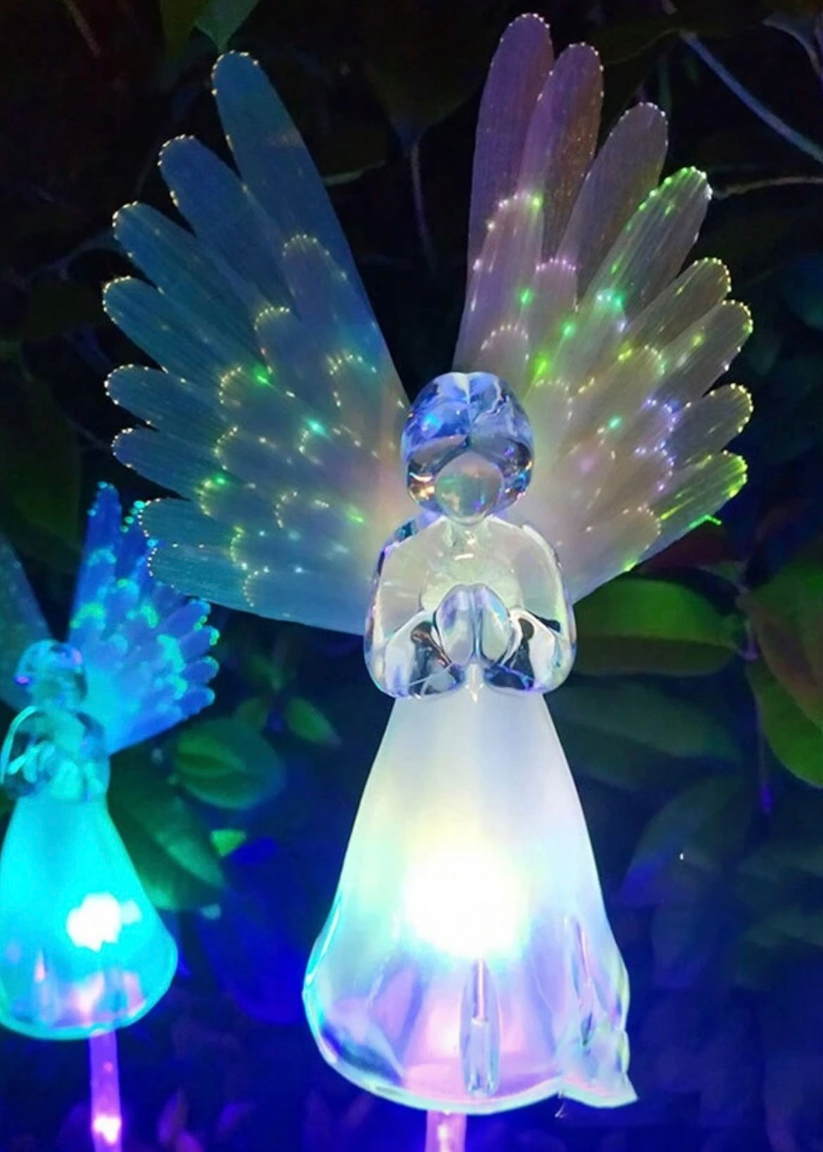 2 Piece Angel Solar Powered Lights
