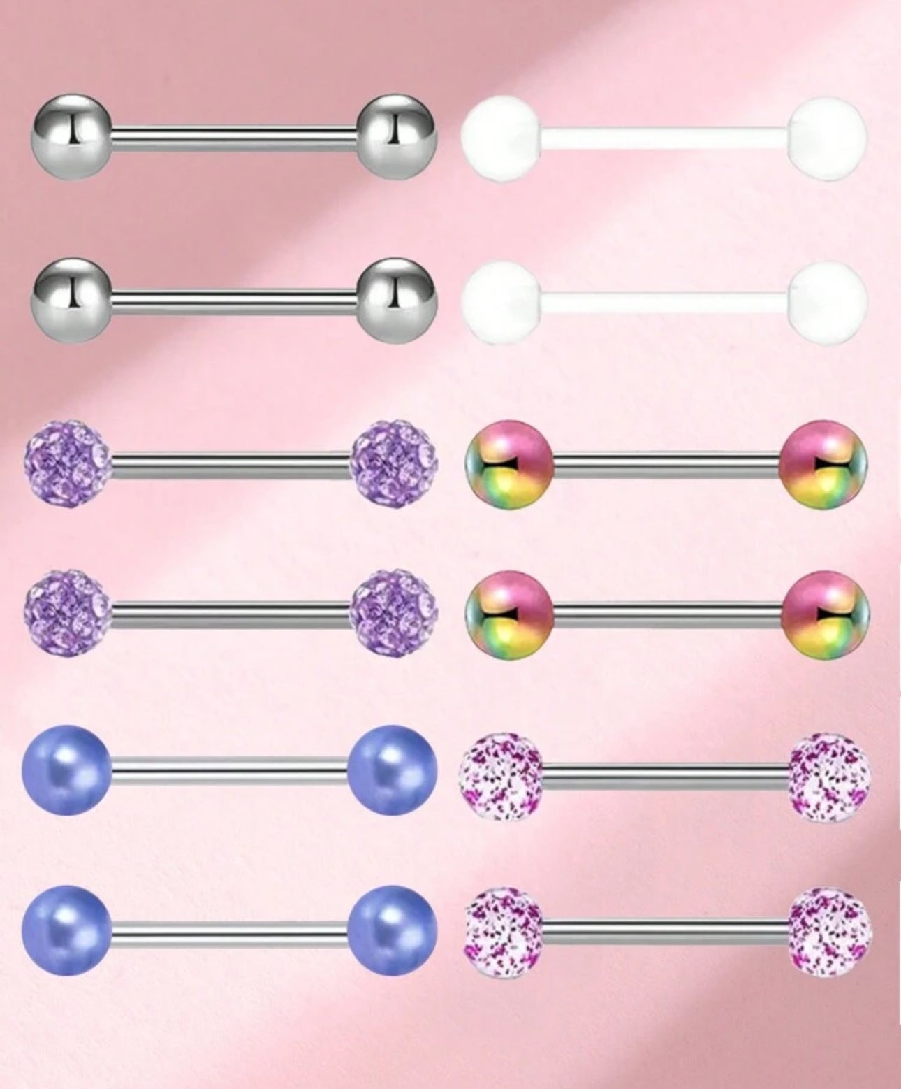 Set of 12 Tongue Bars