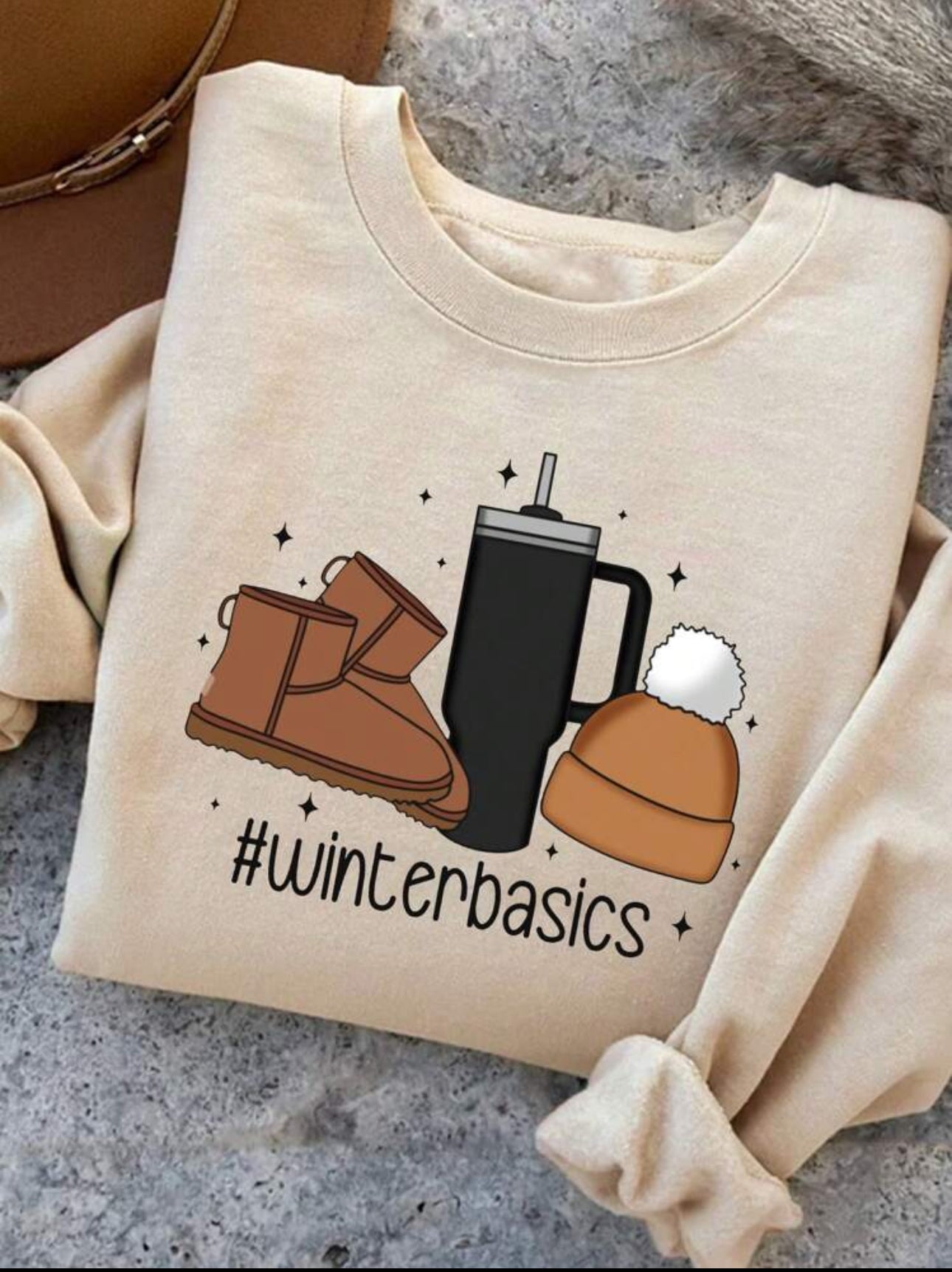 Beige Winter basics Jumper