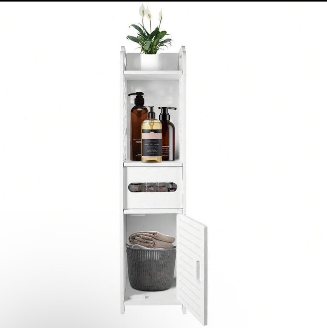 Slim Bathroom Storage Cabinet