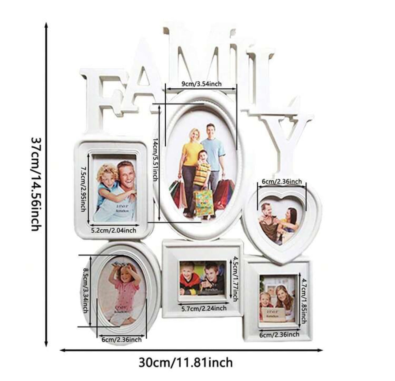 6 Photo Family Photo Frame