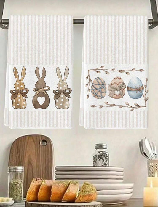 Neutral Easter Kitchen Towels