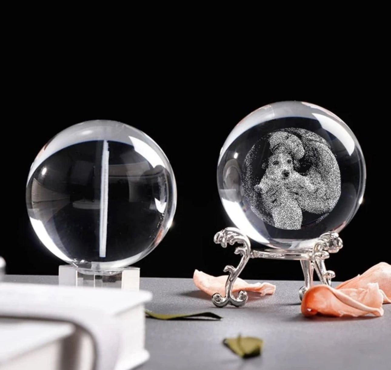 Pet Memorial Crystal Ball
