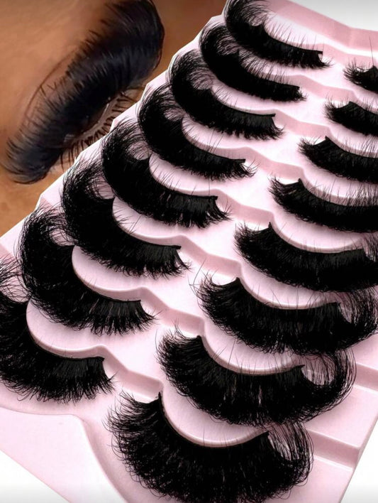 8 Pairs Fluffy Volume Lashes