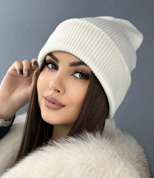 White Beanie
