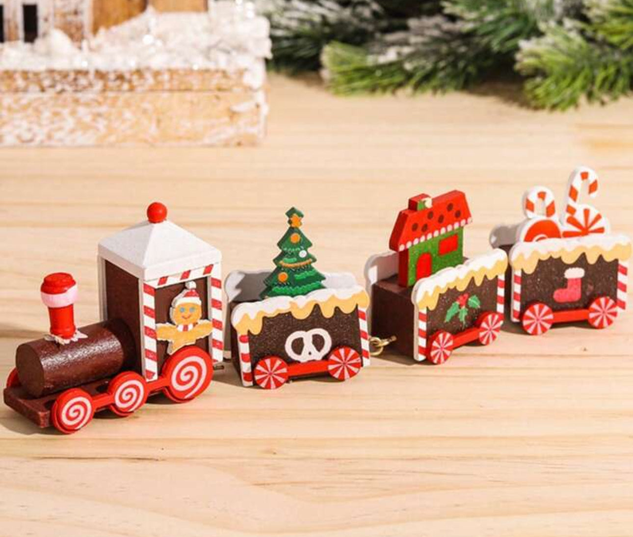 Christmas Four Section Train