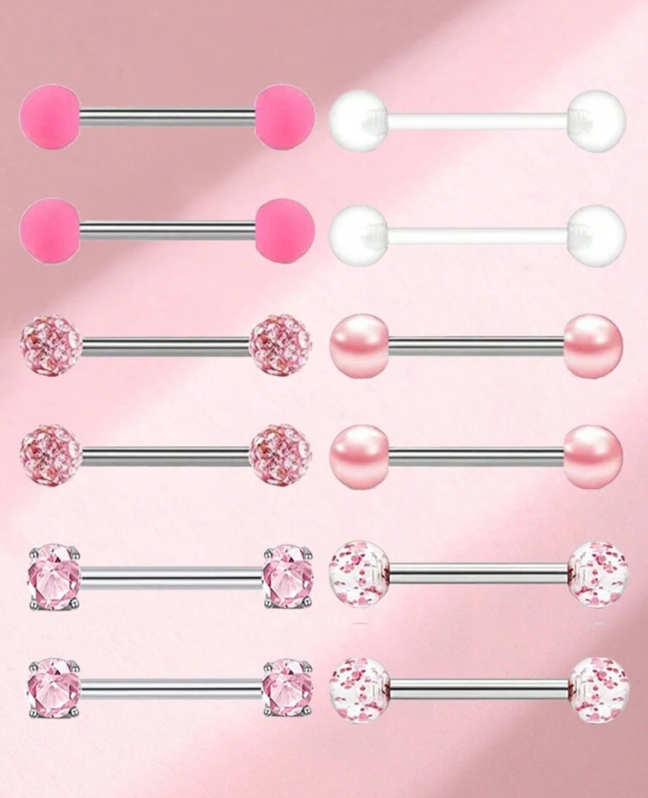 Set of 12 Tongue Bars