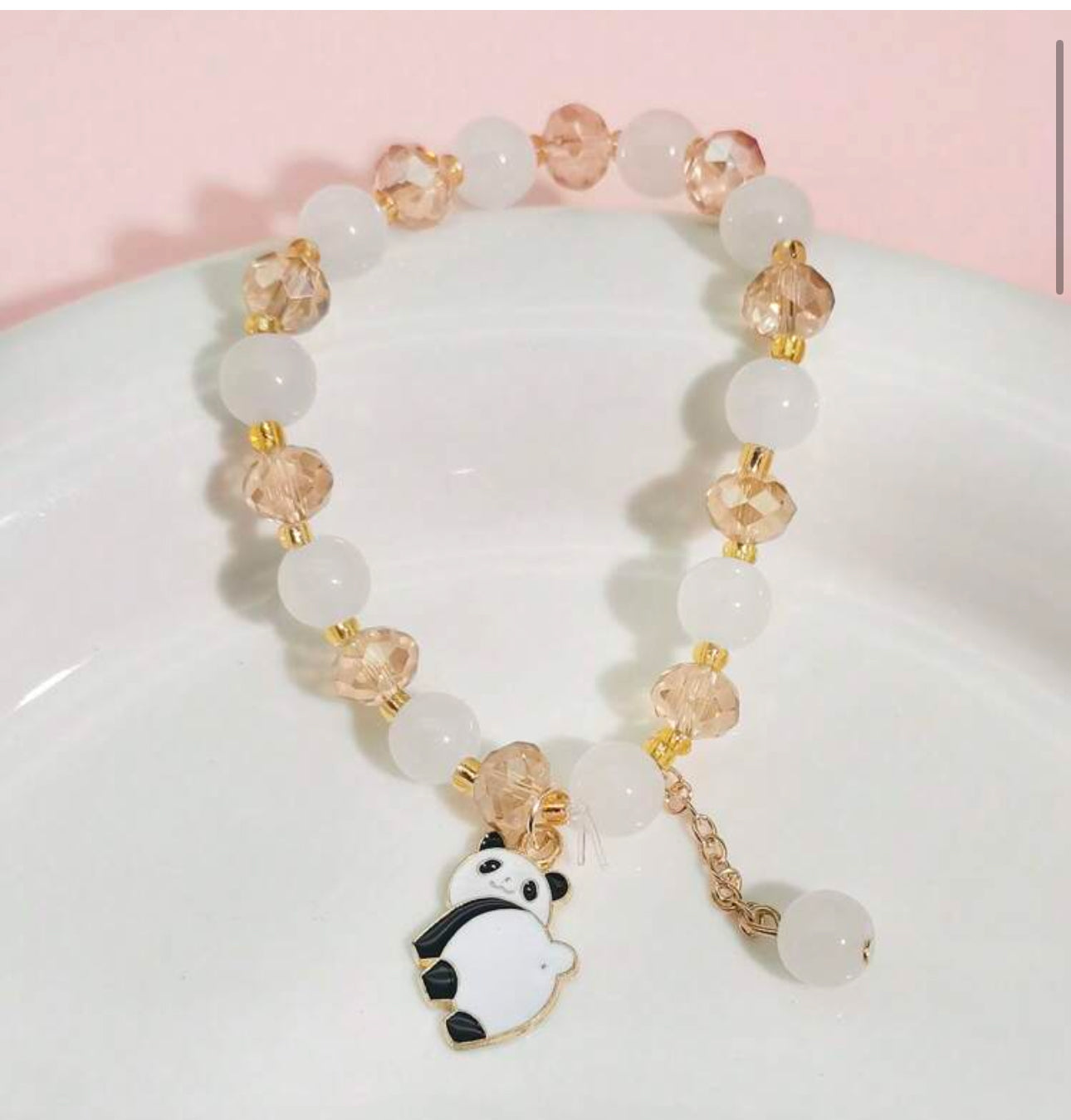 Panda Beaded Bracelet
