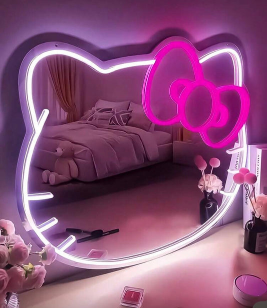 Hello Kitty Neon LED Mirror