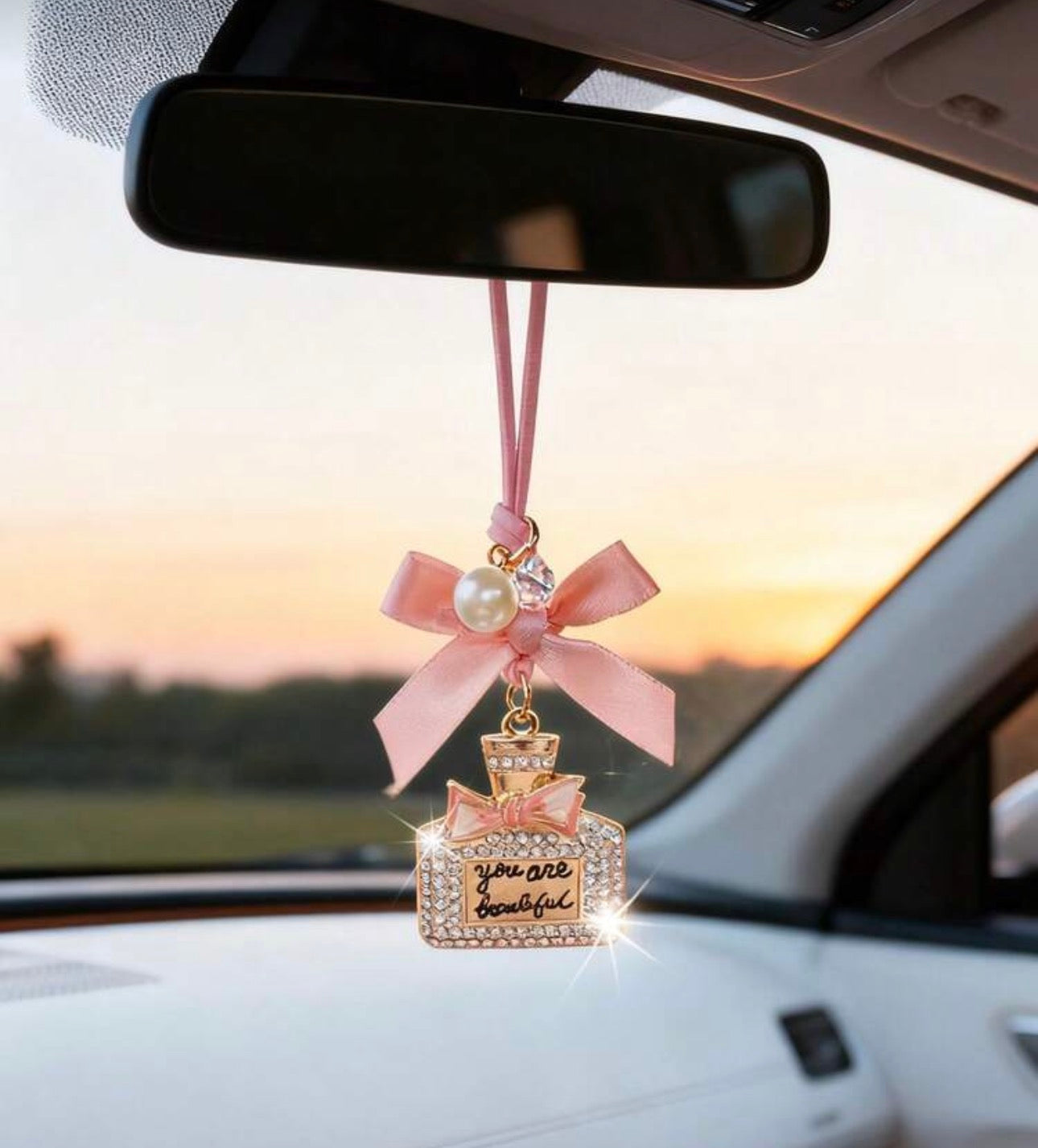 You Are Beautiful Perfume Bottle Hanging Ornament
