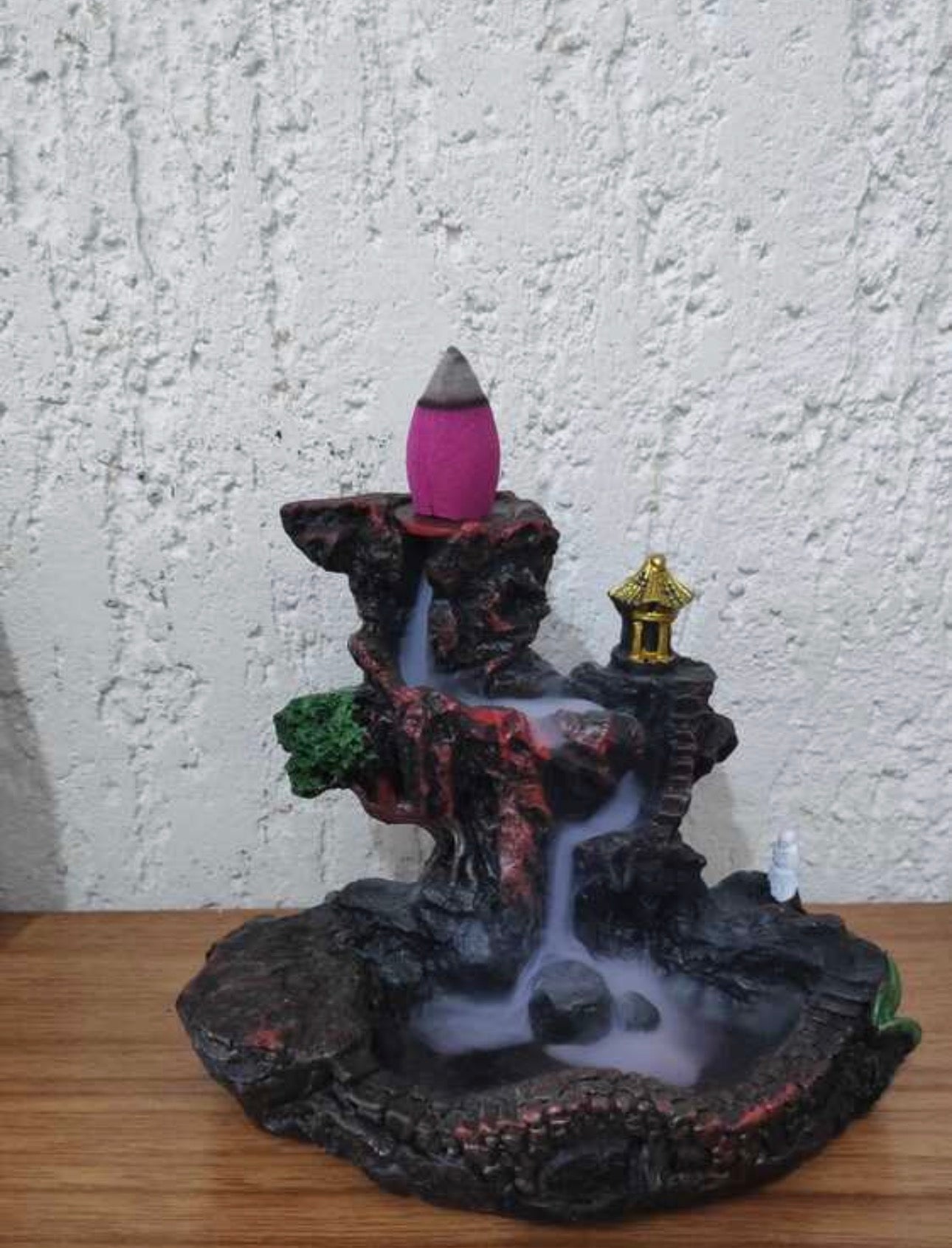 Smooth and Flowing Incense Cone Waterfall Holder