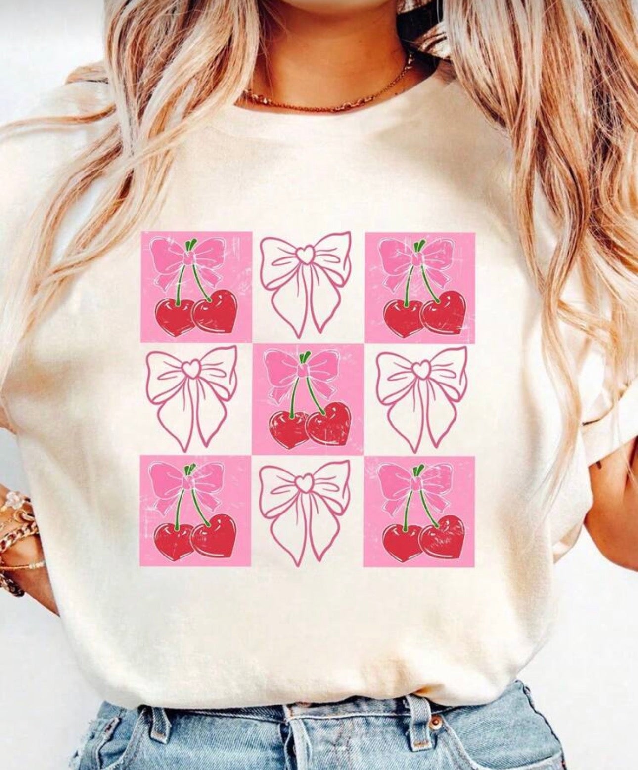 Bow and Cherry Tshirt