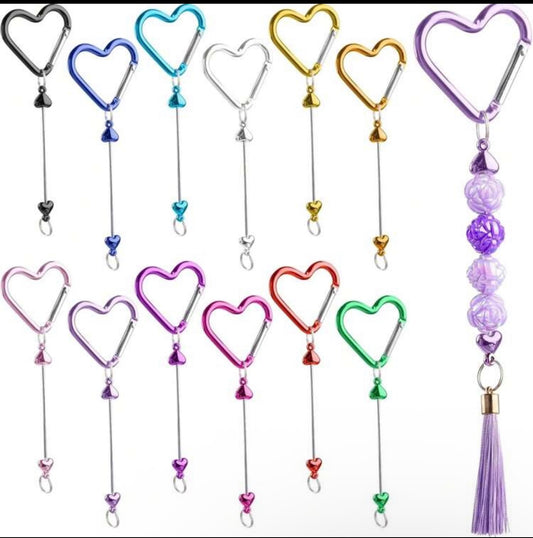 Mystery Beadable Keyrings
