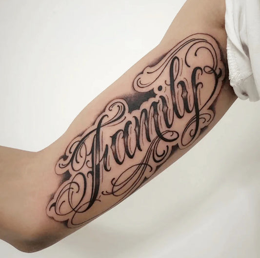 Large Family Temporary Tattoo