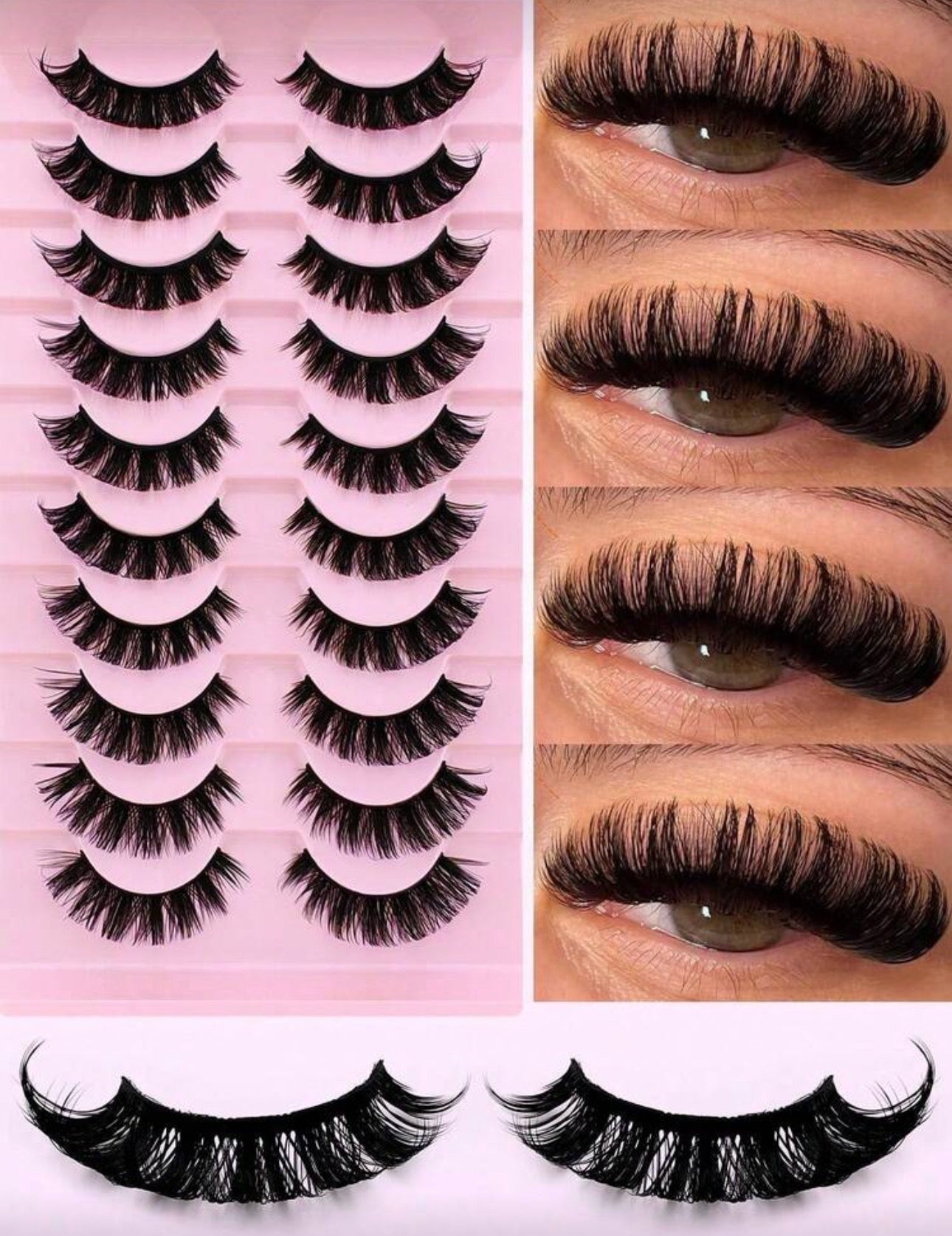 10 Pairs Russian Lashes