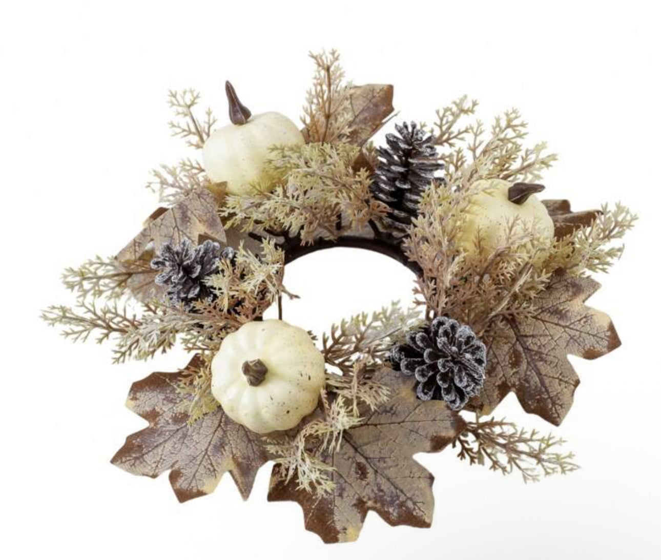 Halloween Candlestick Wreath Centrepiece