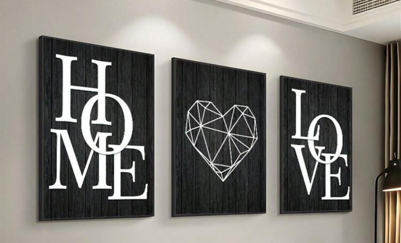 Home and Love Wall Art