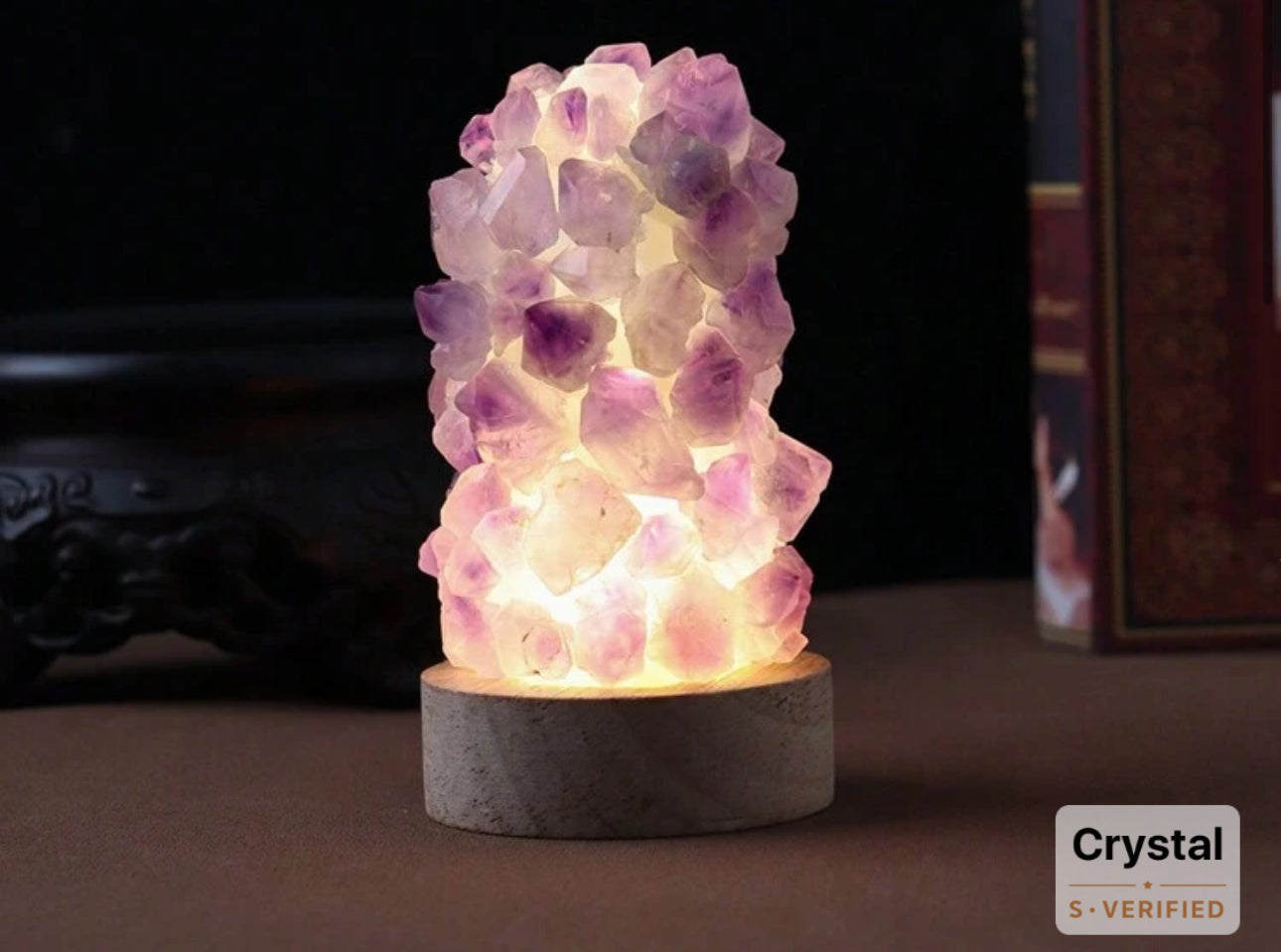 Amethyst Tooth Flower USB Light