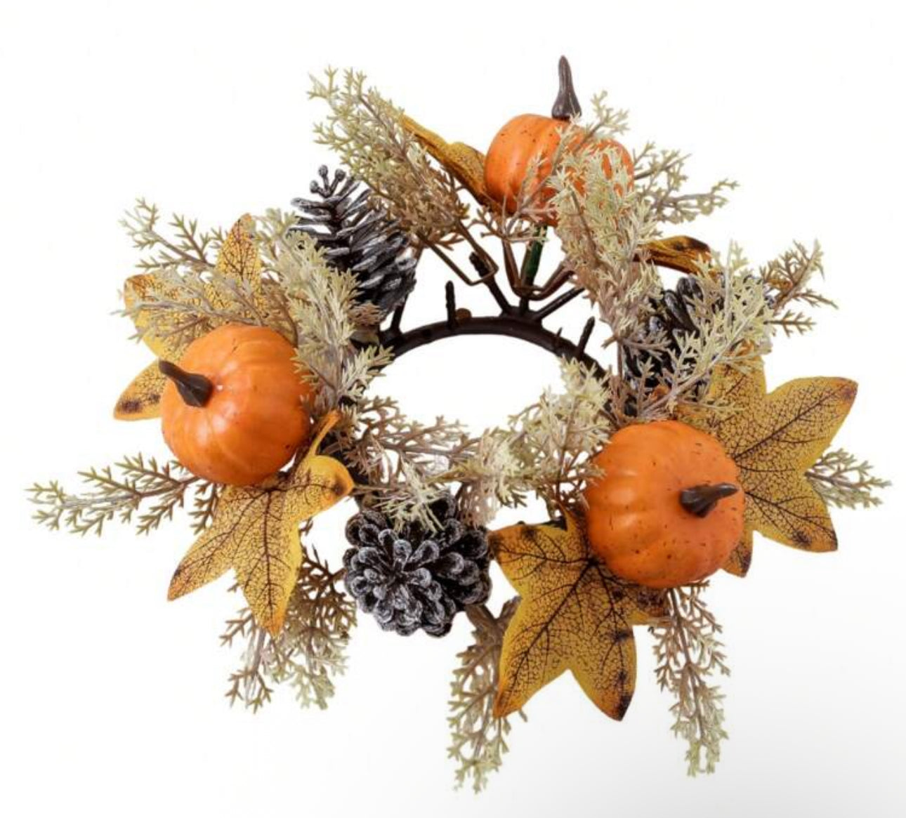 Halloween Candlestick Wreath Centrepiece