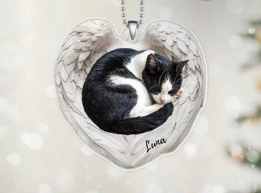 Angel Wing Pet Memorial Bauble